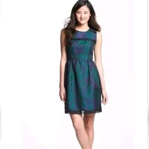 Ivy & Blu By Maggy Boutique Sleeveless Fit And Flare Green Purple Dress